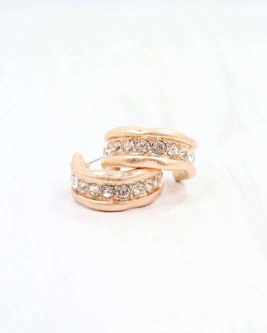 Katarina Hoop Earring Worn Gold