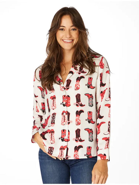 Georgia Boots Button Up