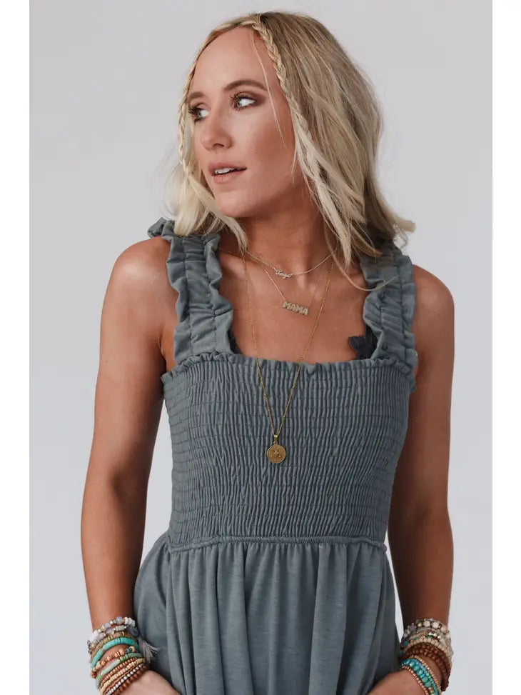 Willow Smocked Harem Jumpsuit