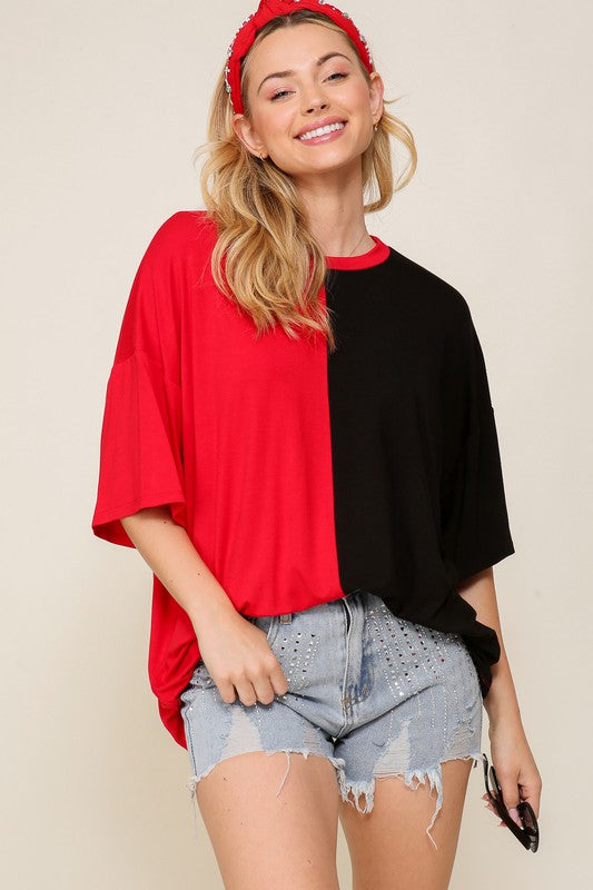 Game Day Multi Knit Top