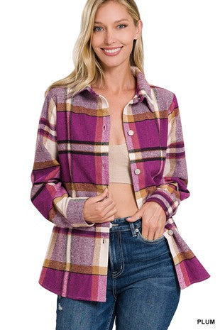 Yarn Dyed Plaid Shacket