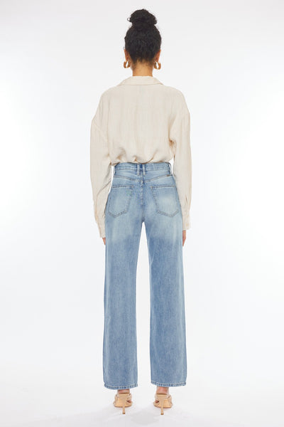 High Rise 90's Criss Cross Straight