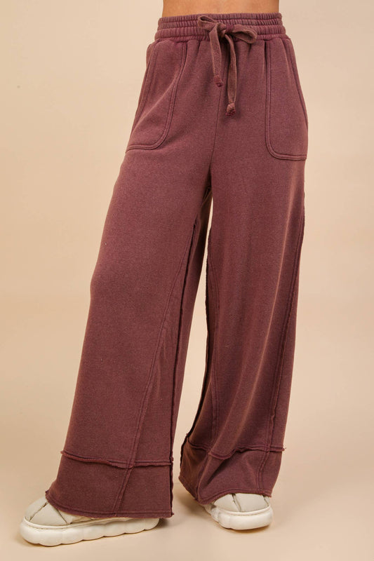 Acid Washed Comfy Casual Long pants
