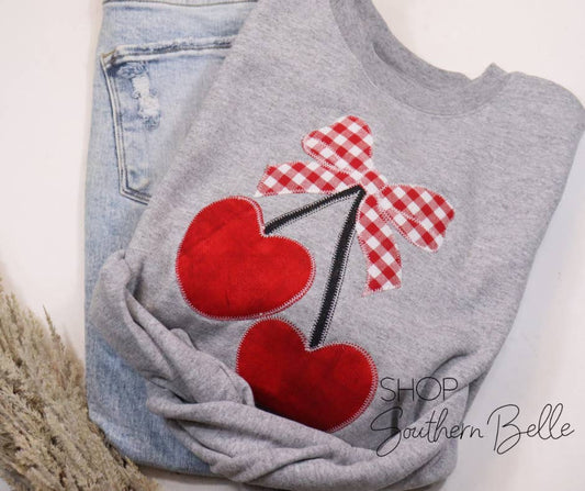 Valentine Heart Cherries Sweatshirt