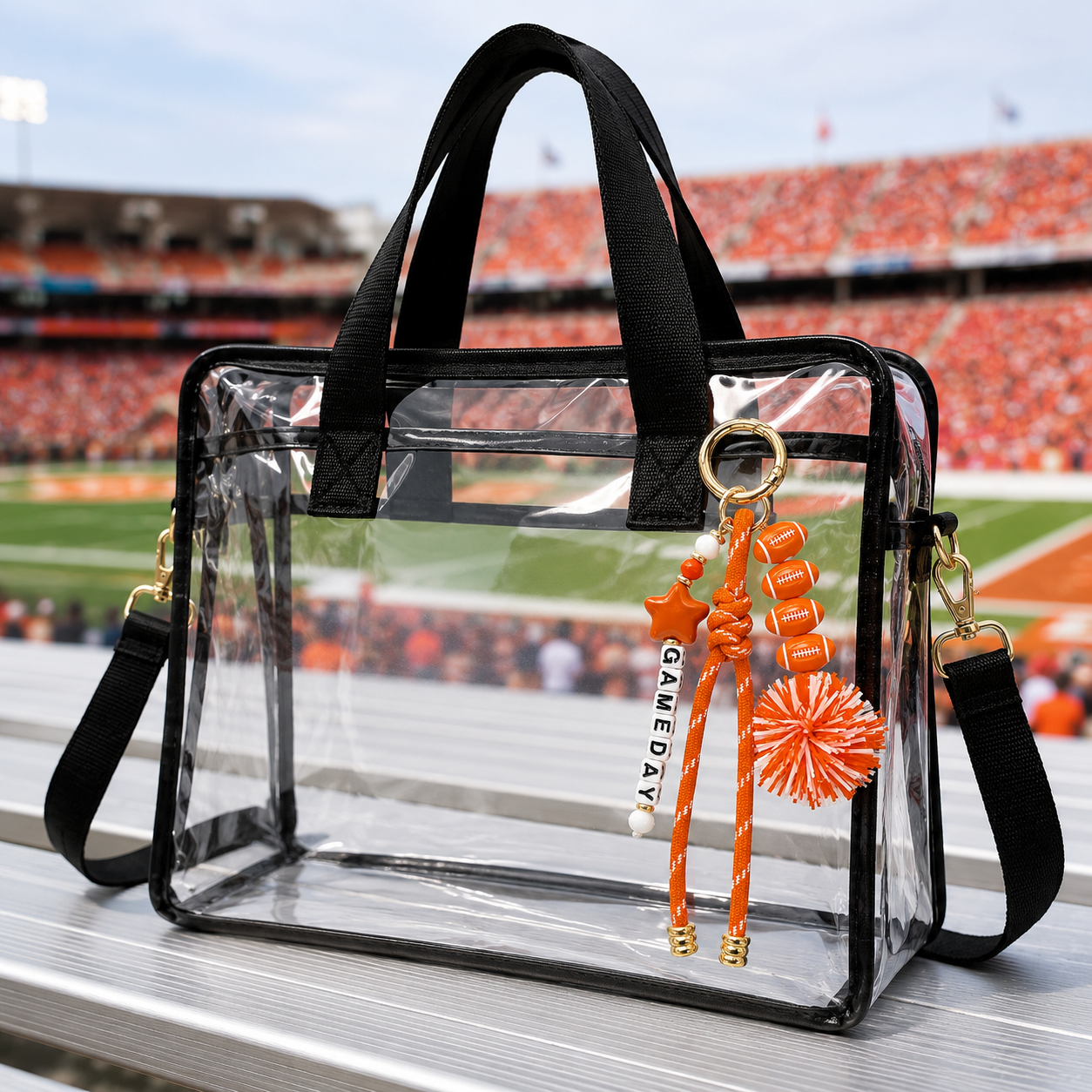 Gameday Bag Charm: Red