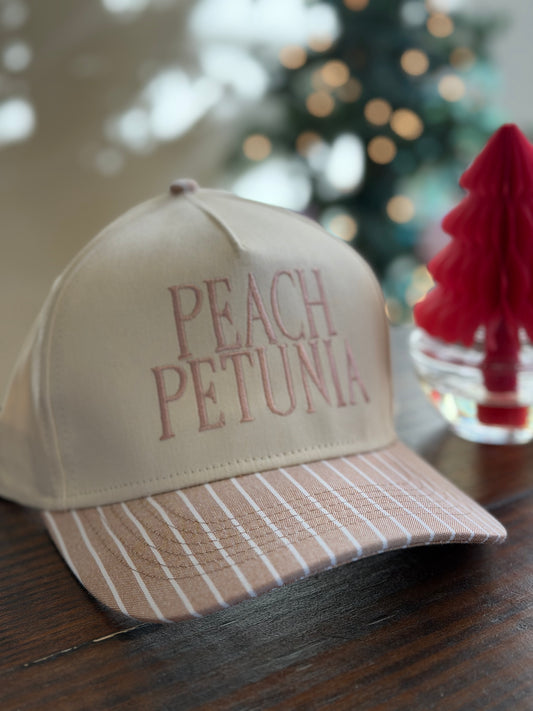Peach Petunia Hat