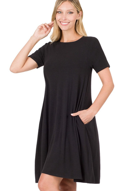 Basic Flared Dress