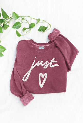 Just Love Mineral Graphic Sweatshirt
