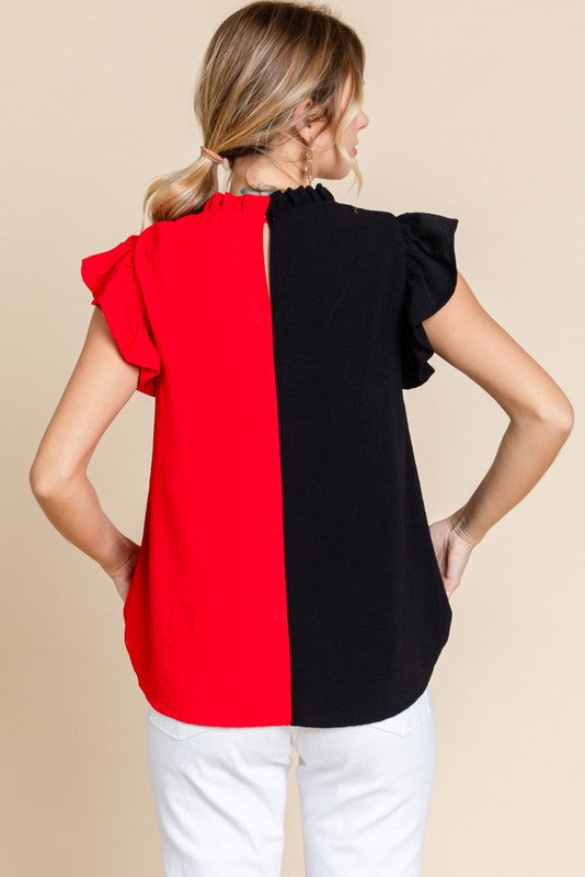 UGA Colorblock Top