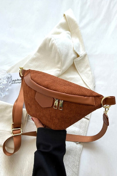 Vintage Corduroy Crossbody
