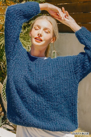 Brushed Round Neck Sweater