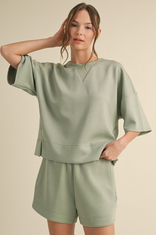 Casual Sage Loungewear Set