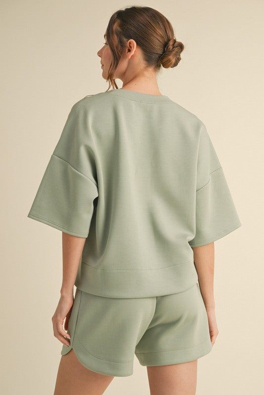 Casual Sage Loungewear Set