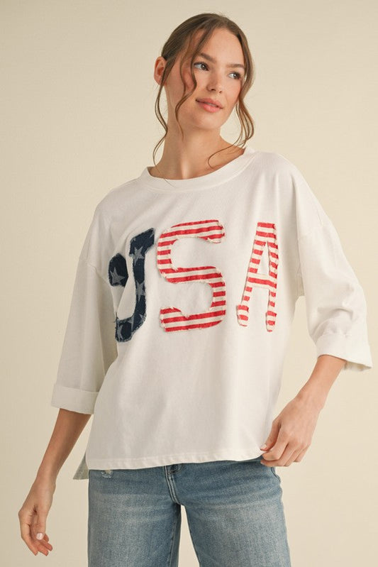 USA Patched Top