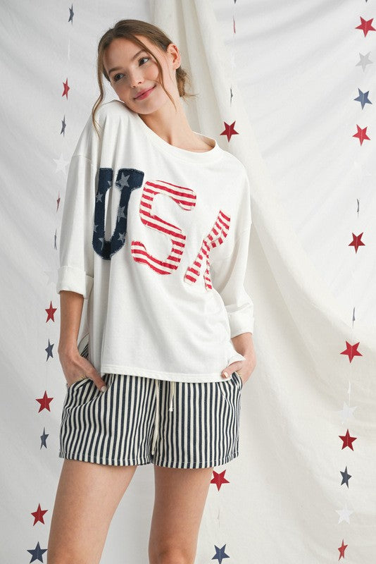 USA Patched Top