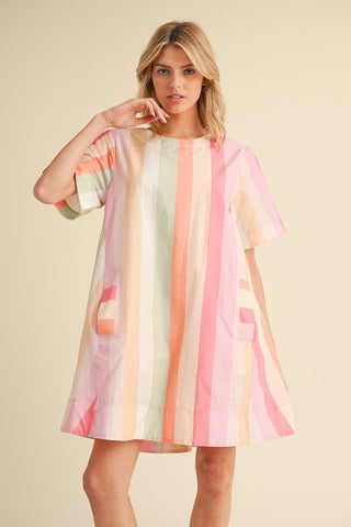 Playful Pink Elegance Dress