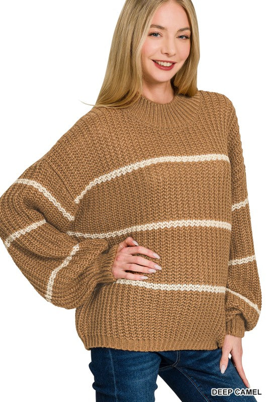 Oversize Striped Sweater