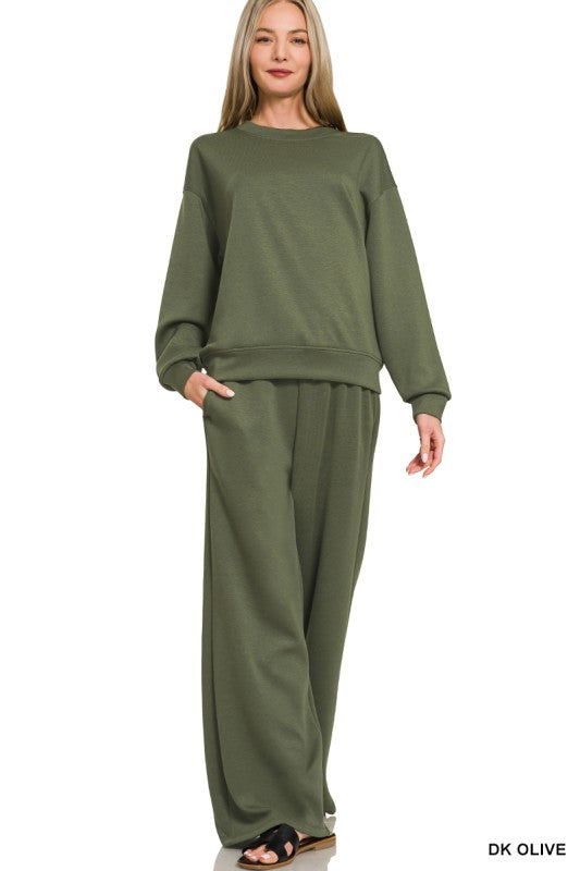 Scuba Crewneck Pullover & Pants Set