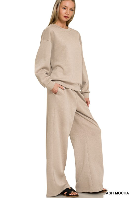 Scuba Crewneck Pullover & Pants Set