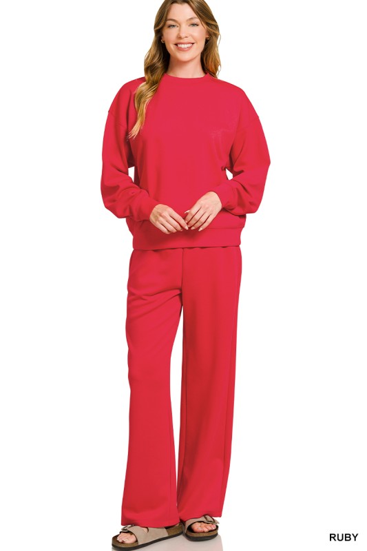 Scuba Crewneck Pullover & Pants Set