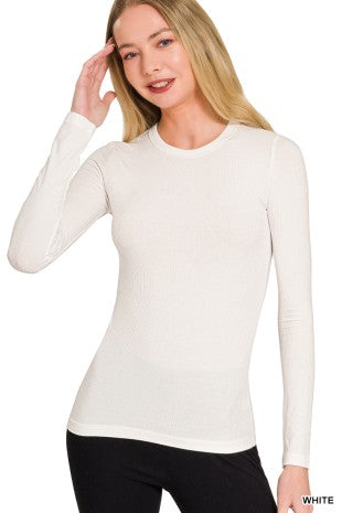 Premium Rayon Fitted Round Neck Top