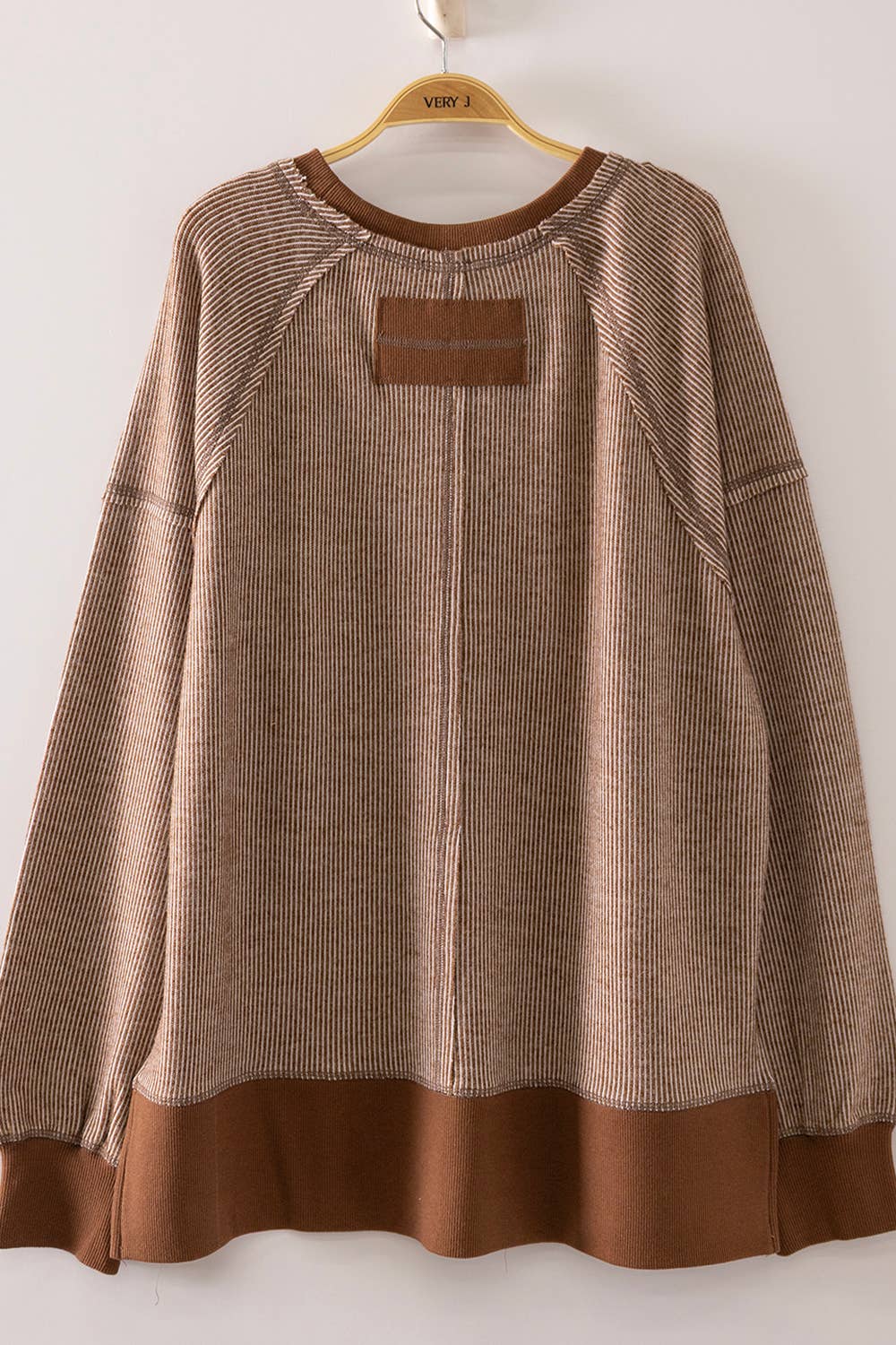 Vintage Thermal Sweater: CHOCO