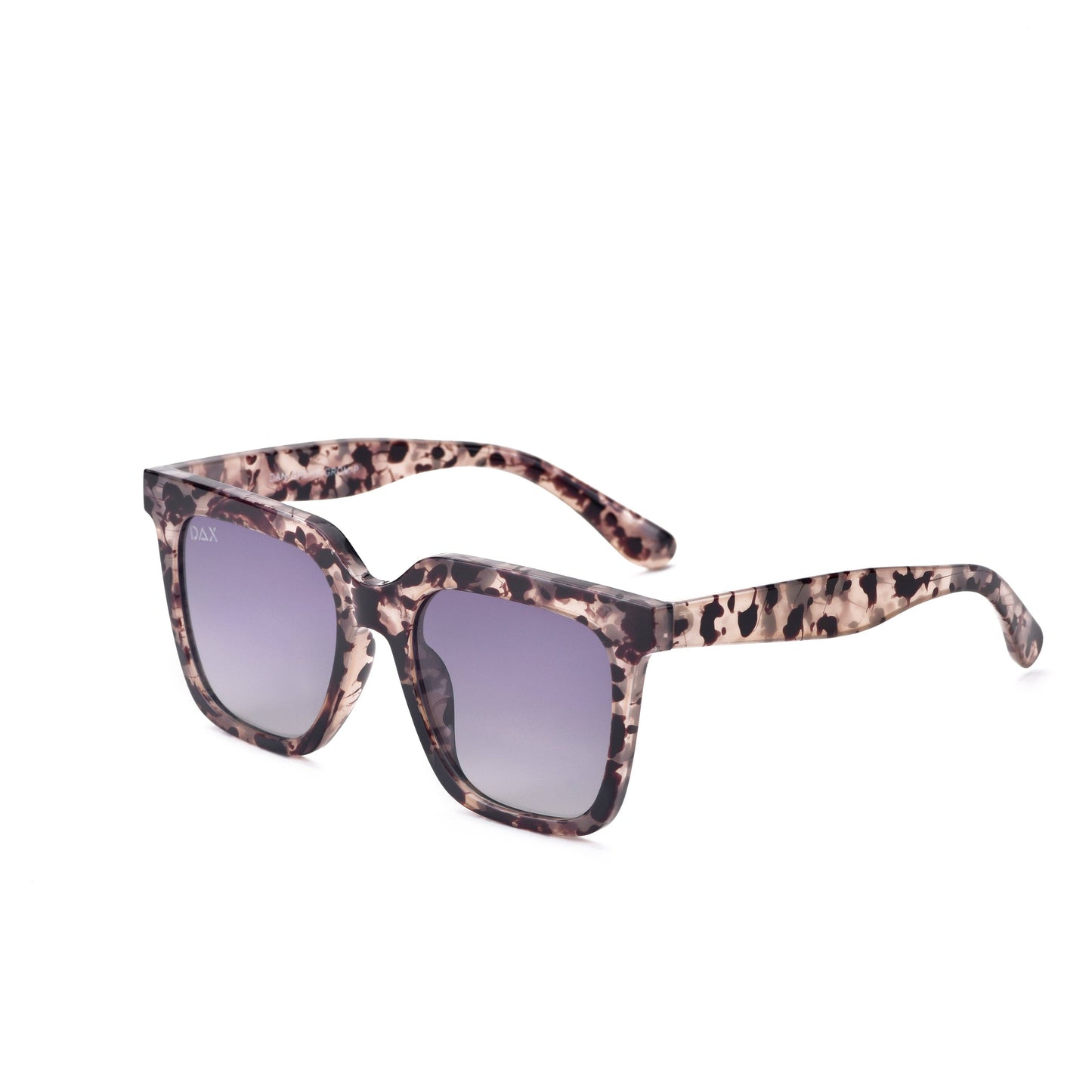 Dani- Women’s Square Sunglasses – Oversized Fall Line: Grey Cheetah