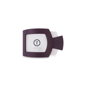 Burgundy Bliss Small Flat Square Hair Clip