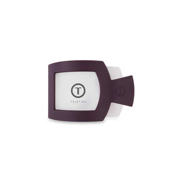 Burgundy Bliss Small Flat Square Hair Clip