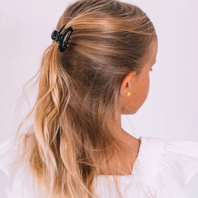 Teleties Black Open Hair Clip