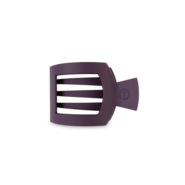 Burgundy Bliss Small Flat Square Hair Clip
