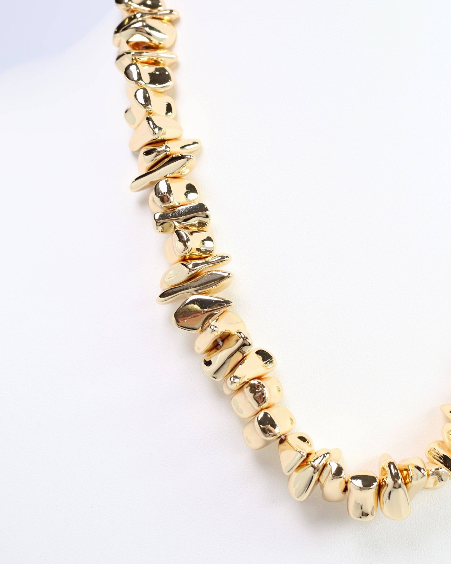 Rock Candy Chunky Necklace Gold