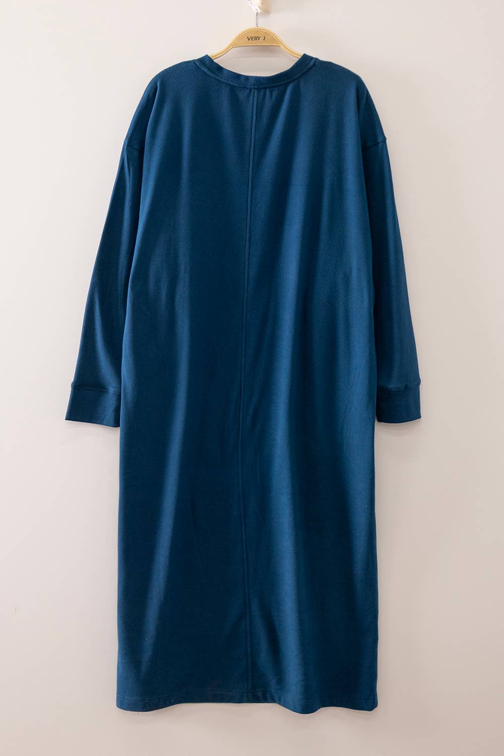 Relaxed Oversized Dress for Effortless Comfort: TEAL