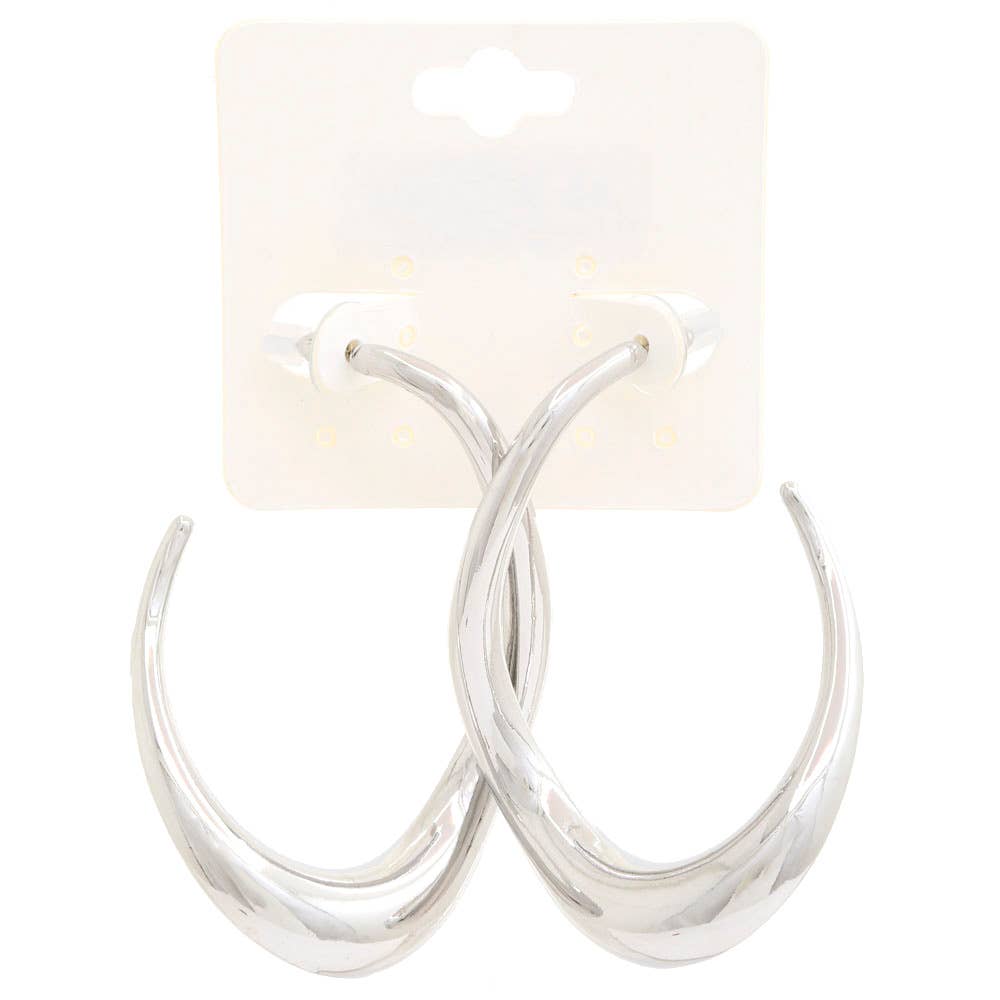 OPEN METAL EARRING