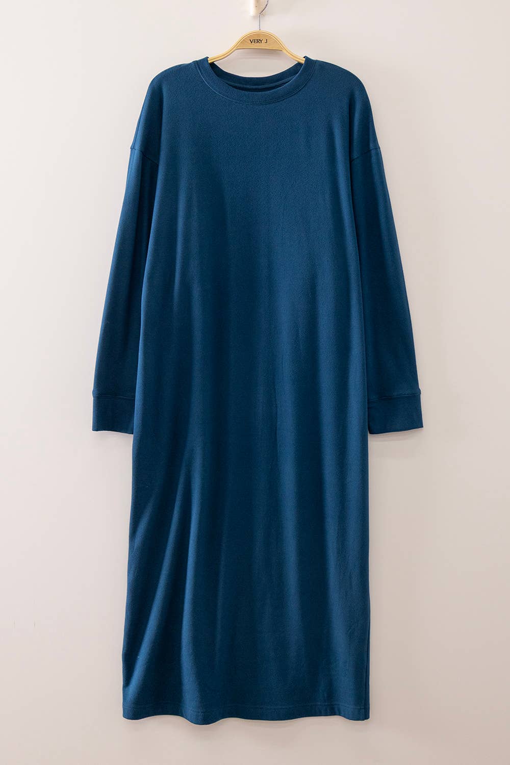 Relaxed Oversized Dress for Effortless Comfort: TEAL