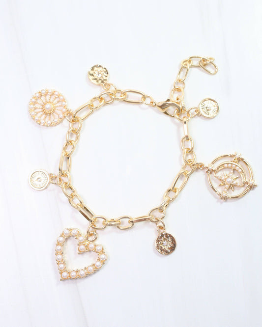 Worthington Charm Bracelet Gold