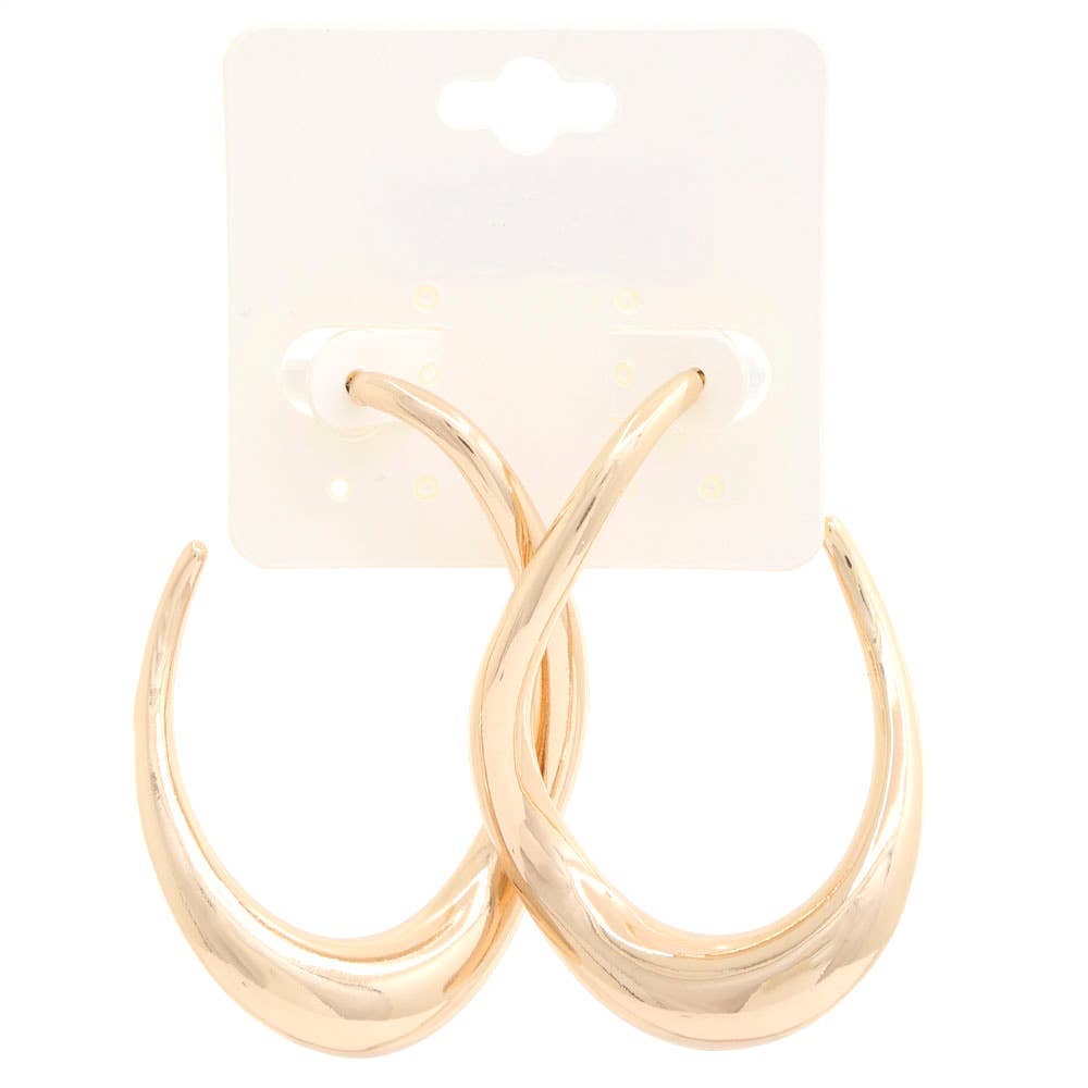 OPEN METAL EARRING