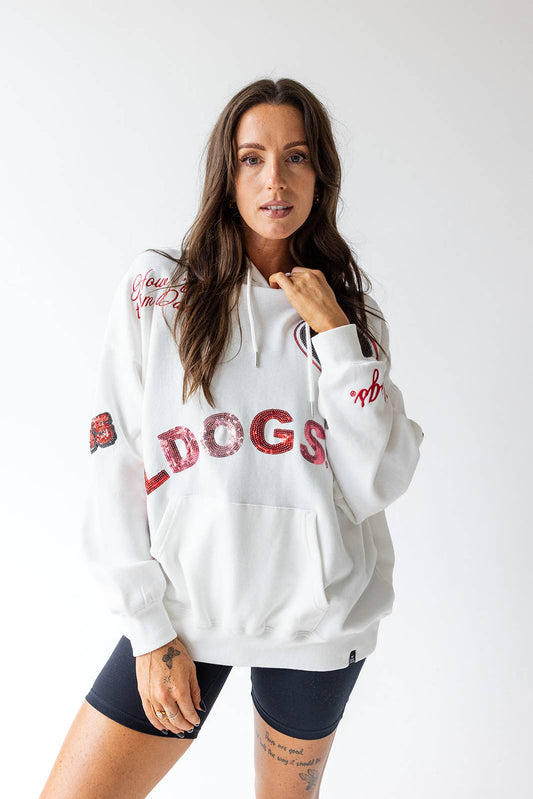 Georgia All Over Sequin Hoodie