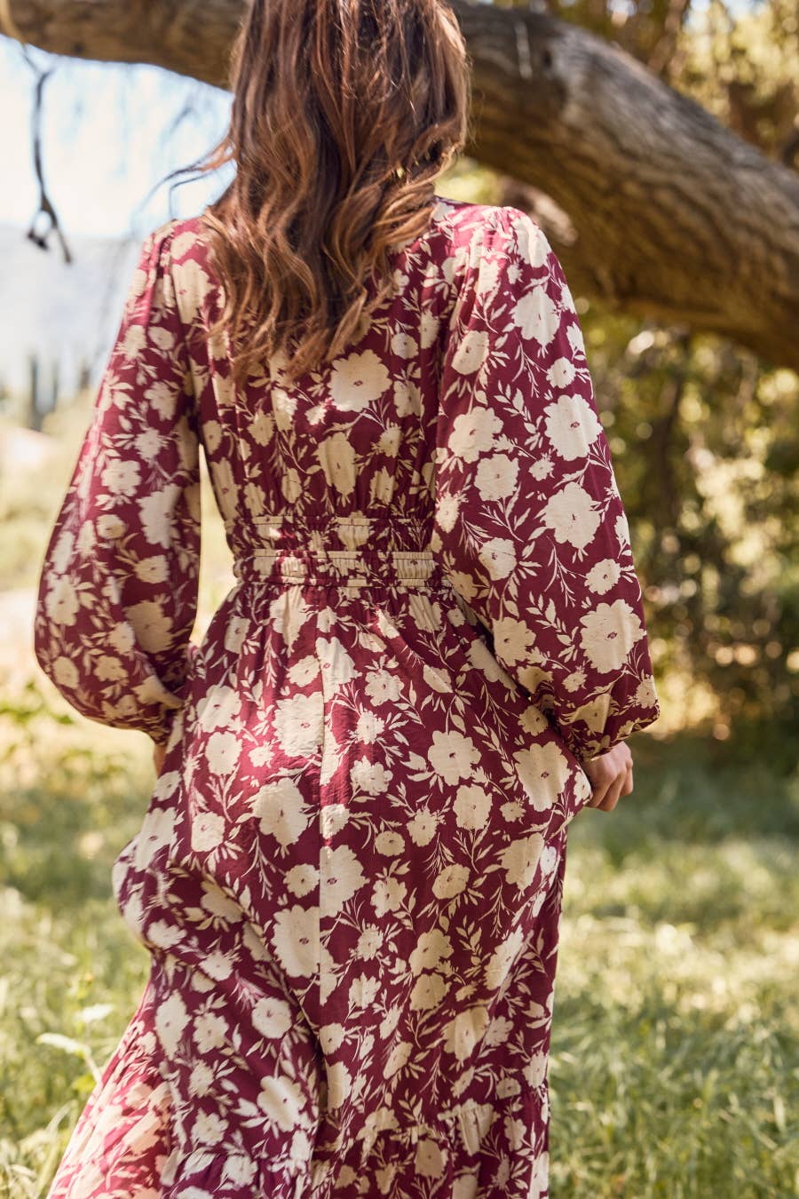Floral Printed Maxi Dress