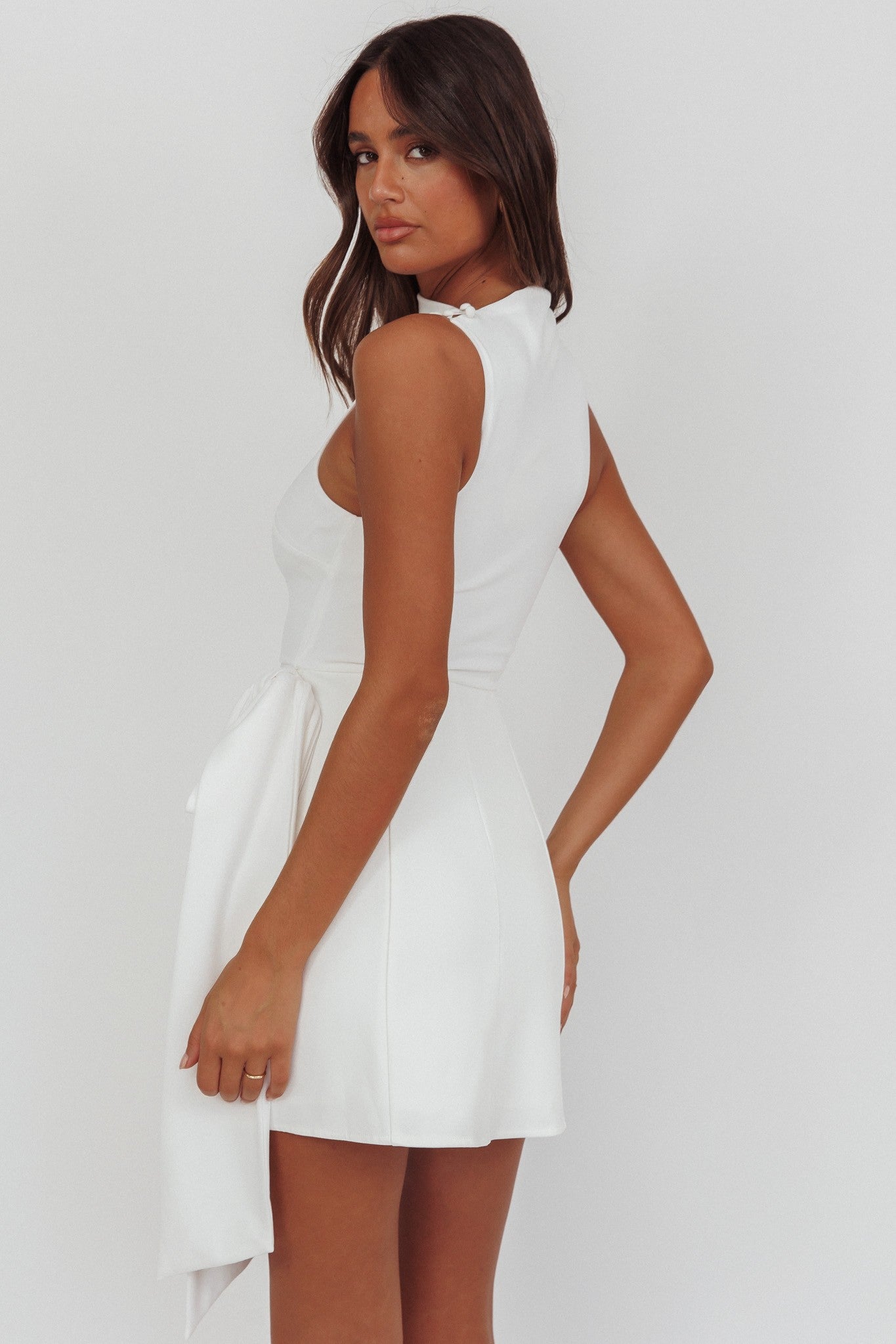 Boat Bodice Mini Dress