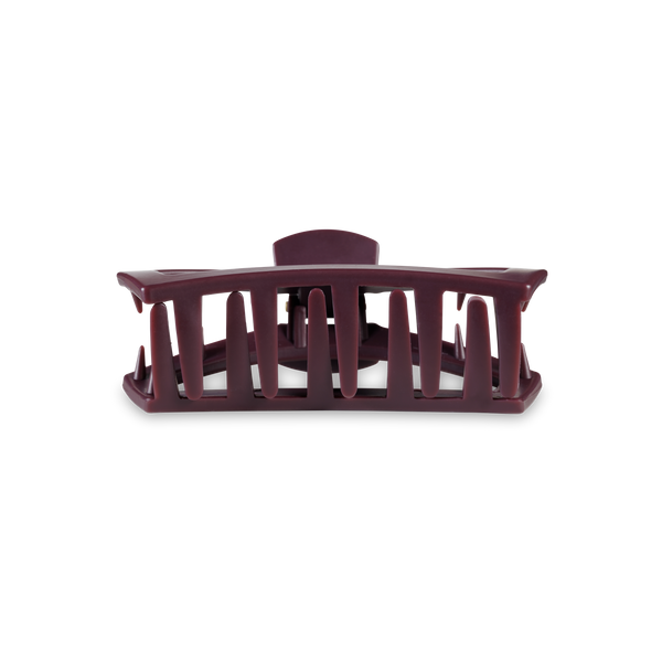 Open Burgundy Bliss Tiny Hair Clip