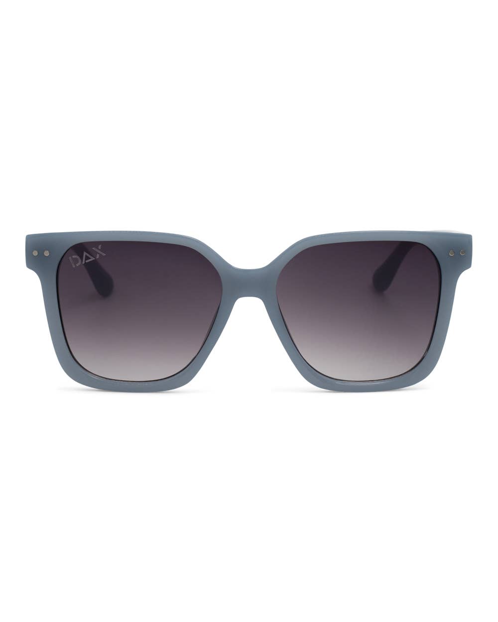 Linny - Women's Oversized Horn Frame Sunglasses: Blue