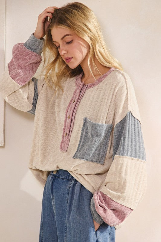 Clay Canyon Colorblock Henley