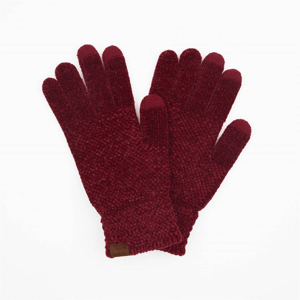 CC Chenille Touchscreen Glove ( G-9016 ): Light Melange Grey