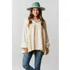 Loose Fit Balloon Sleeve Top