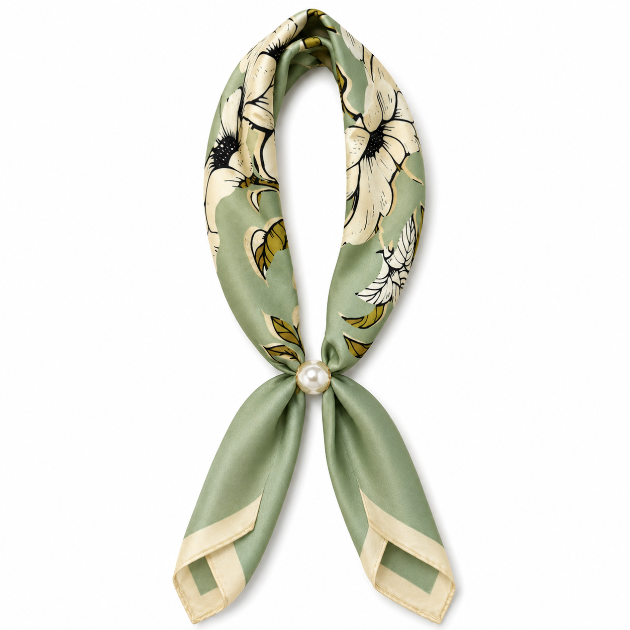 Ready To Wear Magnetic Scarf: AB