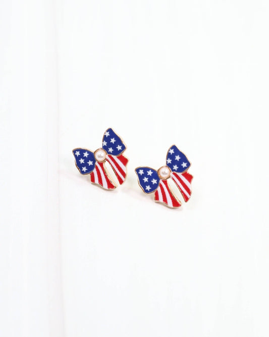 July Bow Stud Earring- Multi