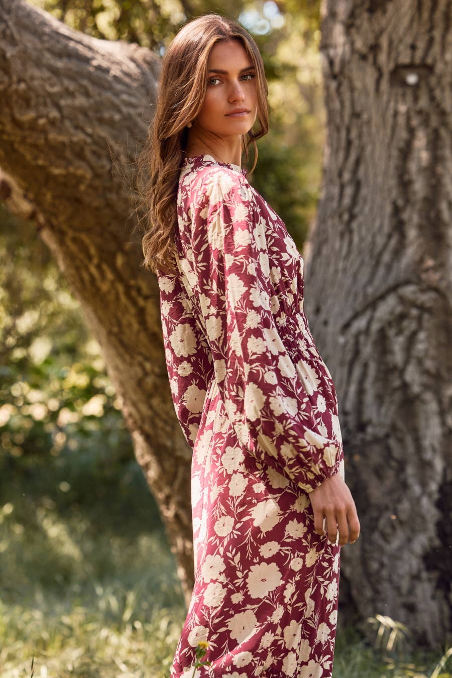 Floral Printed Maxi Dress