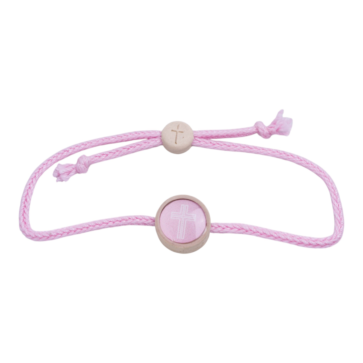 Tap To Pray® Survivor Series Braided Bracelet: Onyx + Cross