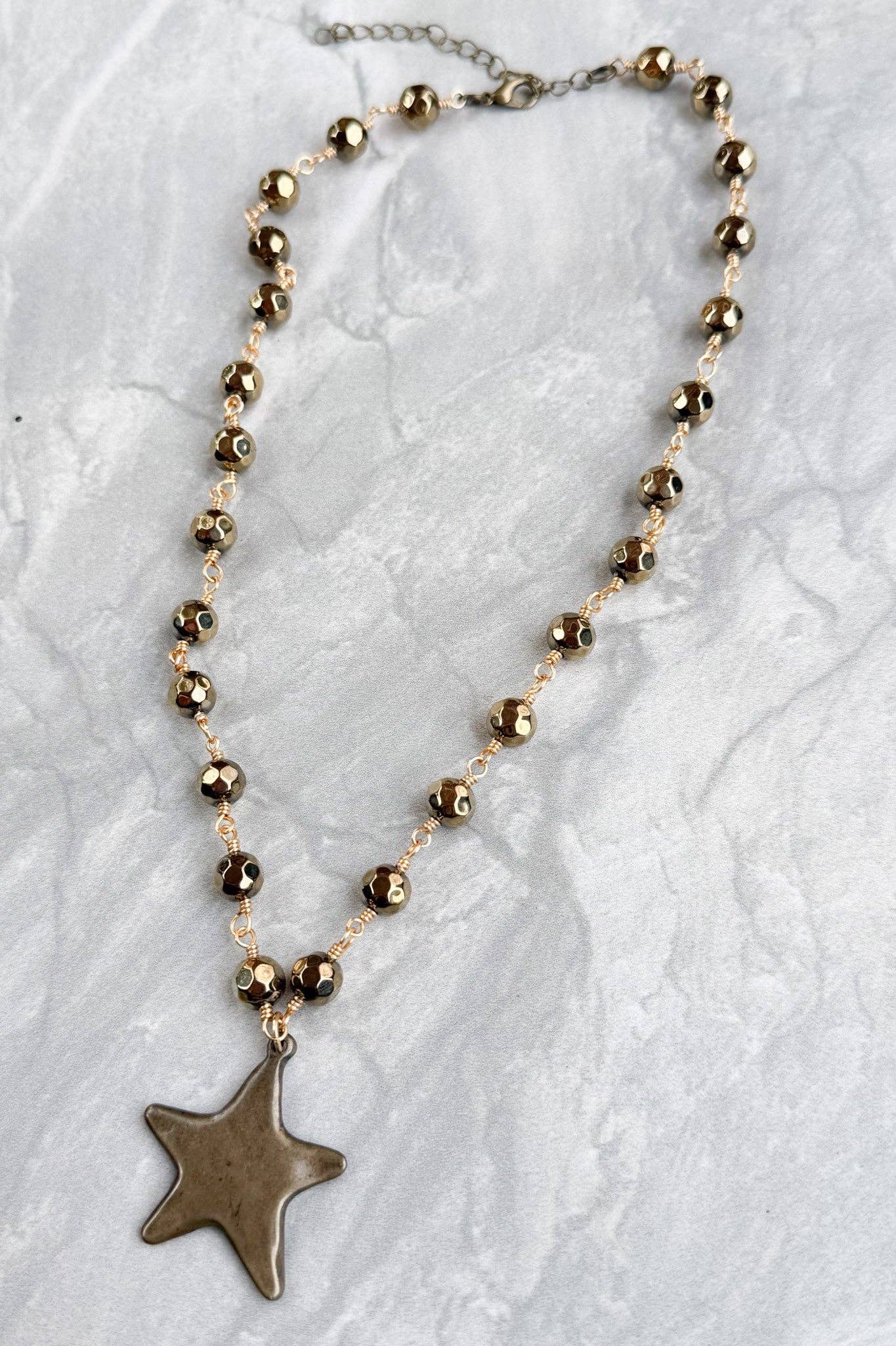 Talus Bronze Necklaces: Bronze Star